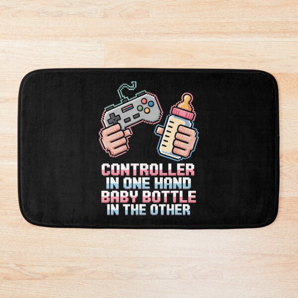 Item preview, Controller In One Hand Baby Bottle In The Other Dad Gamer designed and sold by DonnieJennie.