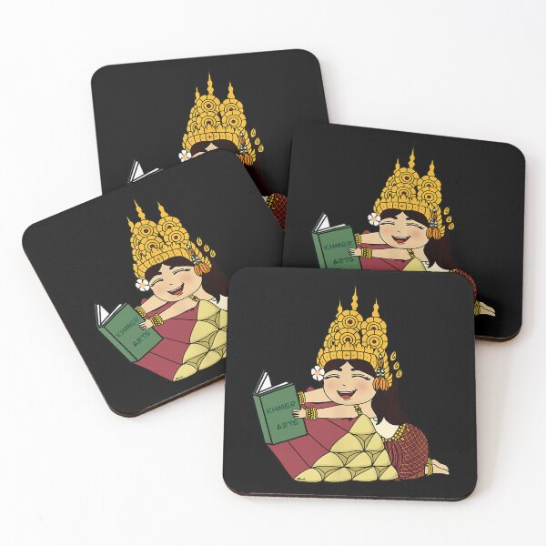 Item preview, Amara the Apsara reading a book about Khmer Arts designed and sold by DirkFreitag.
