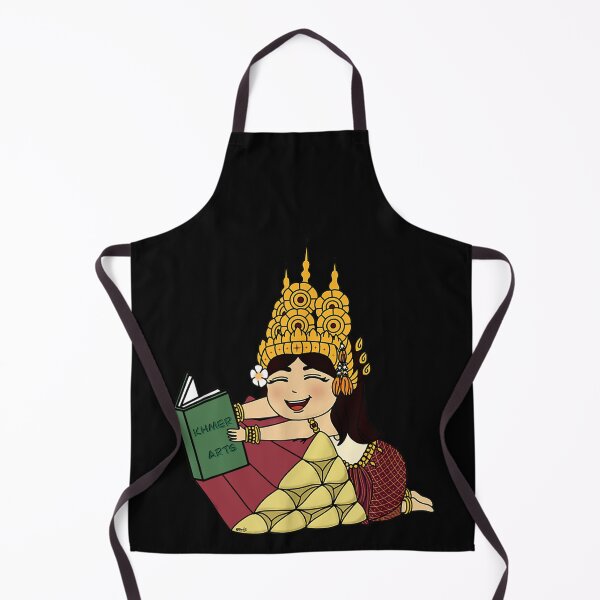 Item preview, Amara the Apsara reading a book about Khmer Arts designed and sold by DirkFreitag.