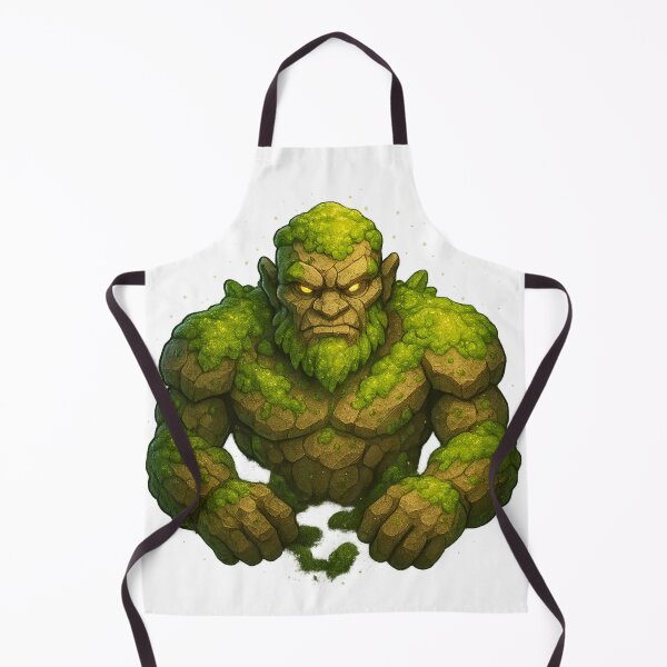 Item preview, Mossborn Golem – Earth Spirit Guardian designed and sold by SarahsSZN.