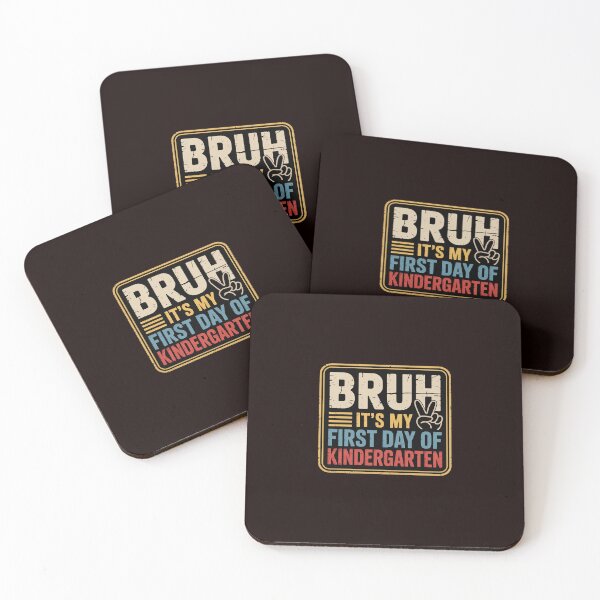 Item preview, Bruh Its My First Day Of Kindergarten Back To School Boy Kid designed and sold by hettingerchaim.