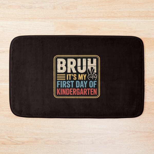 Item preview, Bruh Its My First Day Of Kindergarten Back To School Boy Kid designed and sold by hettingerchaim.