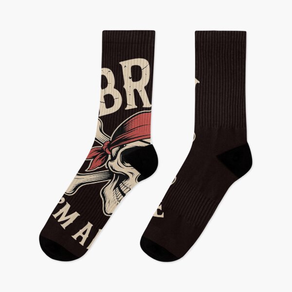 Item preview, Bruh I'm a Pirate Lazy Pirate Skull Halloween designed and sold by hettingerchaim.