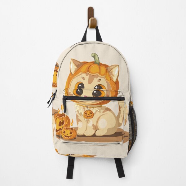 Item preview, Cute Pumpkin Cat Halloween designed and sold by Mariia Berezhna.