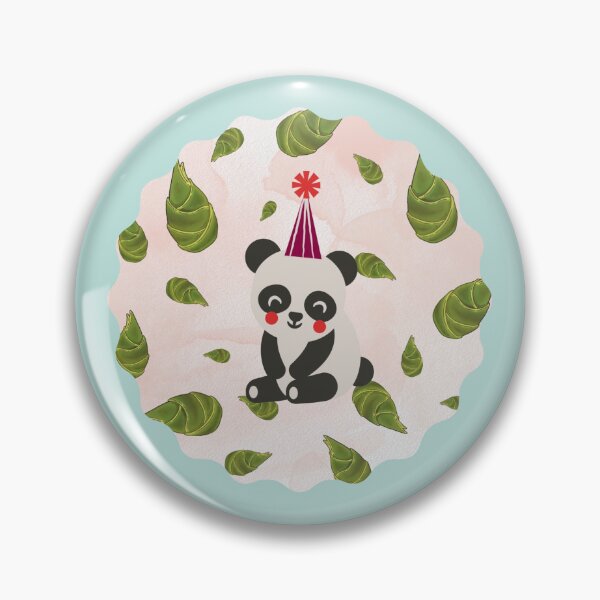 Item preview, “Cute Party Panda Sticker – Kawaii Panda With Party Hat designed and sold by Rangmanch.