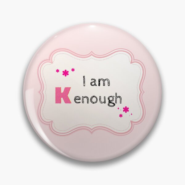 Item preview, I am Kenough - Pink sticker designed and sold by Luisshopp.