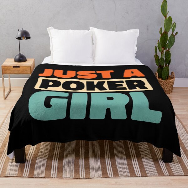 Item preview, Poker Cards Texas Holdem Gambler Gambling Just A Poker Girl designed and sold by ElaineEsther.