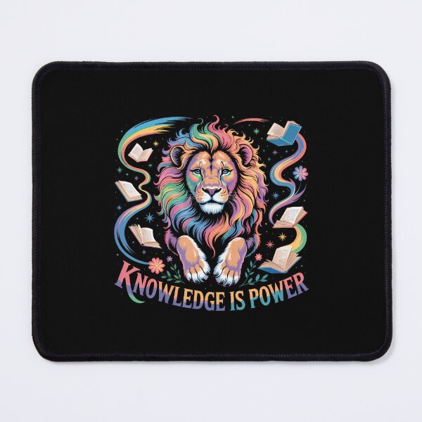 Item preview, Knowledge Is Power Lion Reading designed and sold by DominiqueAngela.