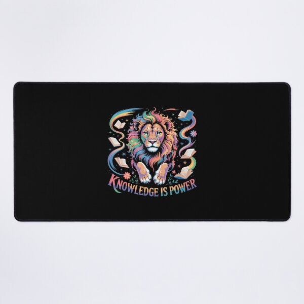 Item preview, Knowledge Is Power Lion Reading designed and sold by DominiqueAngela.