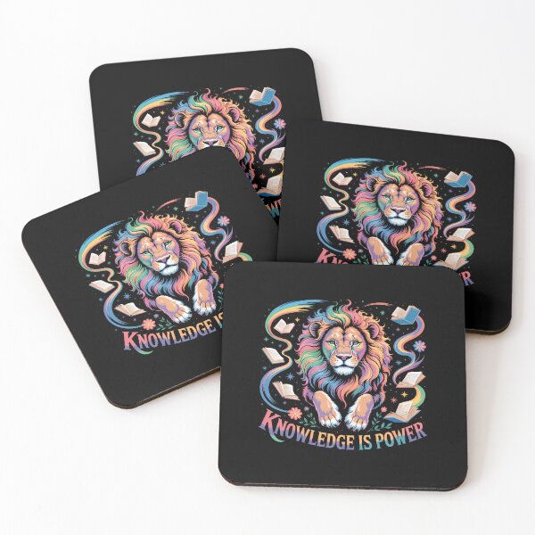 Item preview, Knowledge Is Power Lion Reading designed and sold by DominiqueAngela.