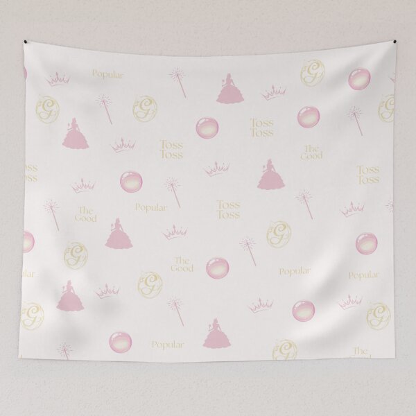 Item preview, Pink Sparkle Aesthetic Wallpaper Inspired by Glinda the Good Magic designed and sold by stickersony.