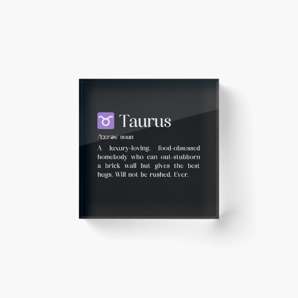 Item preview, Taurus Traits: Luxury, Food, and Stubborn Love designed and sold by HasHs.