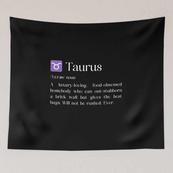 Item preview, Taurus Traits: Luxury, Food, and Stubborn Love designed and sold by HasHs.