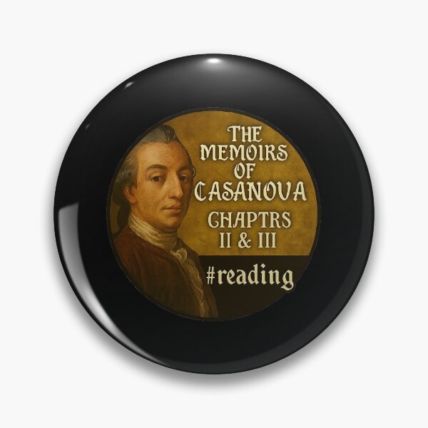 Item preview, Casanova Memoirs Emblem – Chapters II & III designed and sold by DRIP DROP.