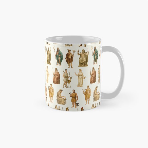 Item preview, Twelve Olympian Greek God Retro Style Illustration designed and sold by kakarikihill.