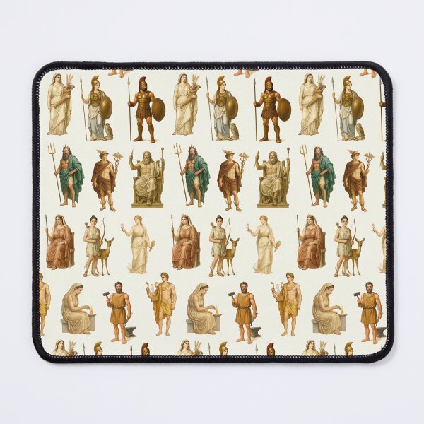 Item preview, Twelve Olympian Greek God Retro Style Illustration designed and sold by kakarikihill.