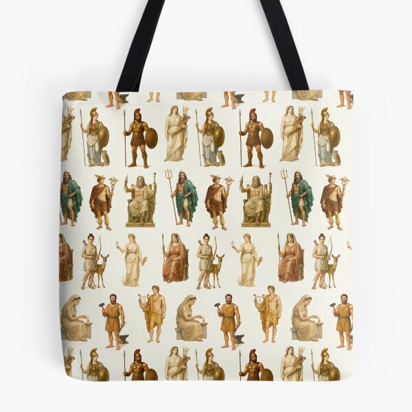 Item preview, Twelve Olympian Greek God Retro Style Illustration designed and sold by kakarikihill.