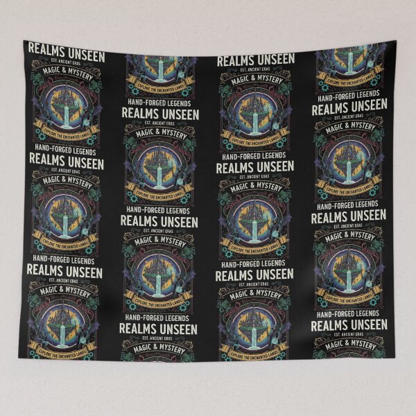 Item preview, TextRealms Unseen – Floating Castle Fantasy Design designed and sold by Dogandesighn.