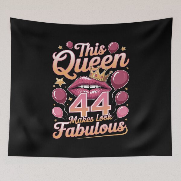 Item preview, This Queen Makes 44 Look Fabulous 44th Birthday designed and sold by HardcoreTour.