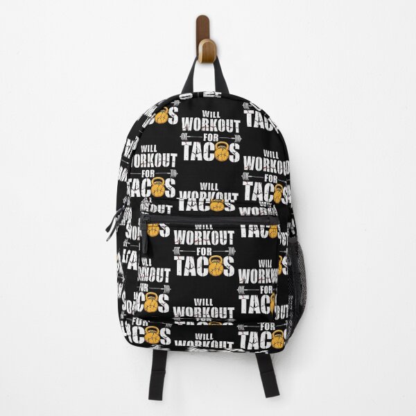 Item preview, Will Workout For Tacos Funny Fitness Fiesta designed and sold by ChantelNicole.