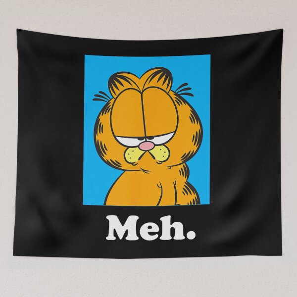 Item preview, Garfield Meh Bored Face Funny Sarcastic Mood designed and sold by WestoRyke.