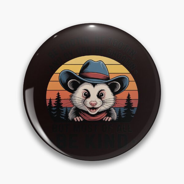 Item preview, Be Rootin Be Tootin Be Shootin Be Kind Cowboy Opossum Lover designed and sold by hettingerchaim.