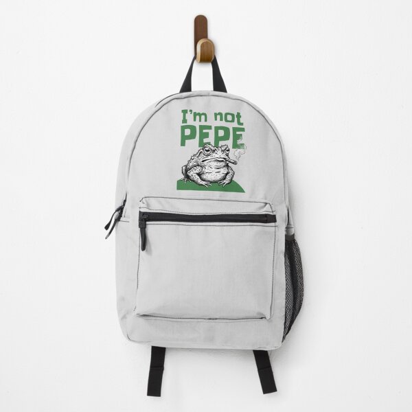Item preview, I'm Not Pepe Smoking Frog Meme designed and sold by KiwiRider.