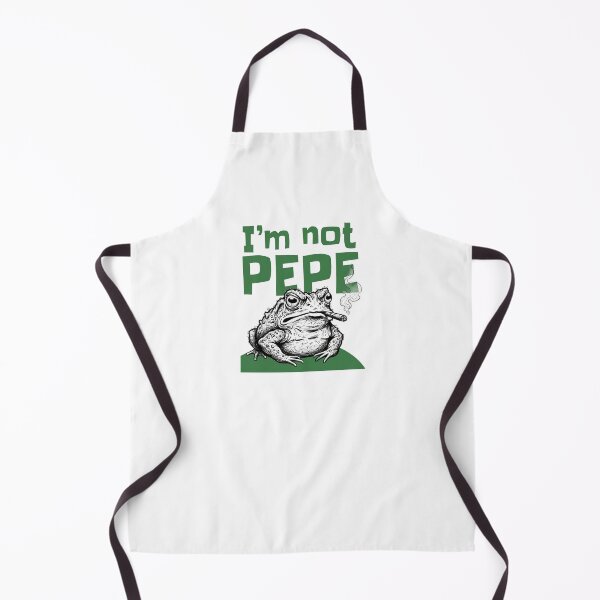 Item preview, I'm Not Pepe Smoking Frog Meme designed and sold by KiwiRider.