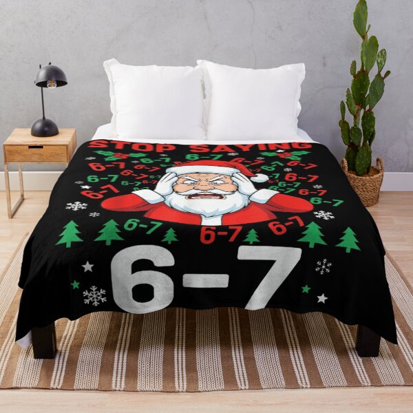 Item preview, Stressed Santa Stop Saying 6-7 Funny Christmas Meme Holiday Design designed and sold by YubitaLeLe.