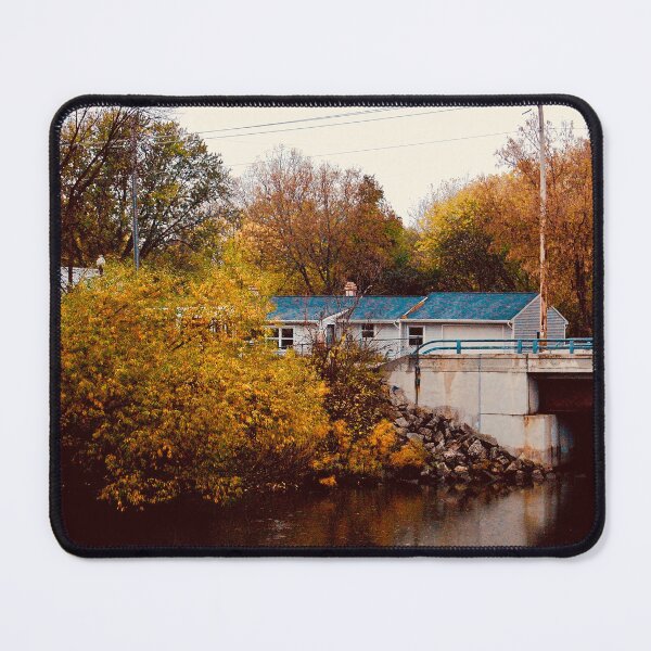 Item preview, Trees Showing Off in The Fall By A River In Green Bay, WI designed and sold by vanessaNotes.