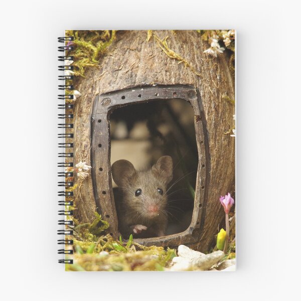 Item preview, George the mouse in a log pile house designed and sold by Simon-dell.