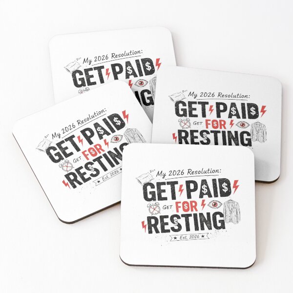 Item preview, ​My 2026 Resolution: Get Paid For Resting Sarcastic New Year designed and sold by SylwiaPrint.