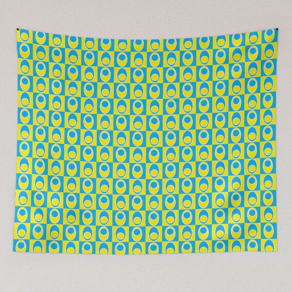 Item preview, Blue and Yellow Oh design designed and sold by twistidd.