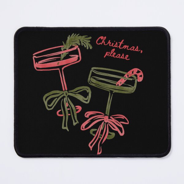 Item preview, Christmas Please Holiday Cocktails Sketch Art Design Minimalist designed and sold by YubitaLeLe.