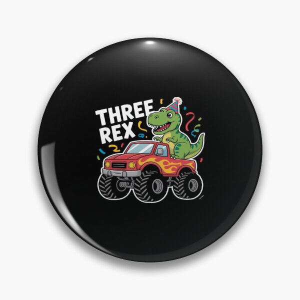 Item preview, Three Rex 3rd Birthday Boy Dinosaurus Boys designed and sold by HardcoreTour.