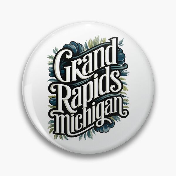 Item preview, Grand Rapids Michigan Typography, Grand Rapids Michigan, Grand Rapids designed and sold by MoMidoStore.