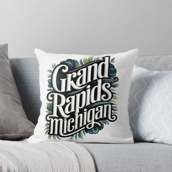 Item preview, Grand Rapids Michigan Typography, Grand Rapids Michigan, Grand Rapids designed and sold by MoMidoStore.