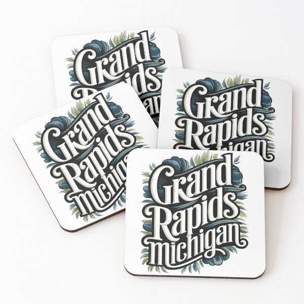 Item preview, Grand Rapids Michigan Typography, Grand Rapids Michigan, Grand Rapids designed and sold by MoMidoStore.