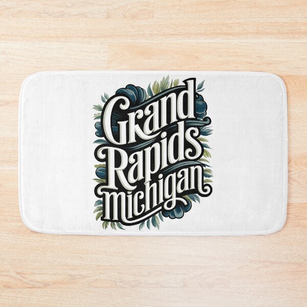 Item preview, Grand Rapids Michigan Typography, Grand Rapids Michigan, Grand Rapids designed and sold by MoMidoStore.