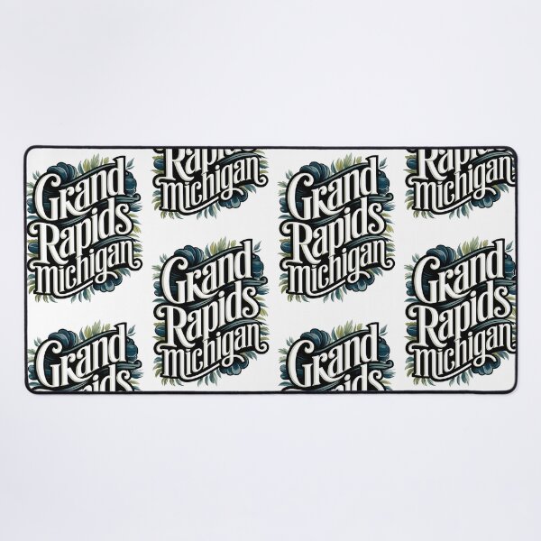 Item preview, Grand Rapids Michigan Typography, Grand Rapids Michigan, Grand Rapids designed and sold by MoMidoStore.