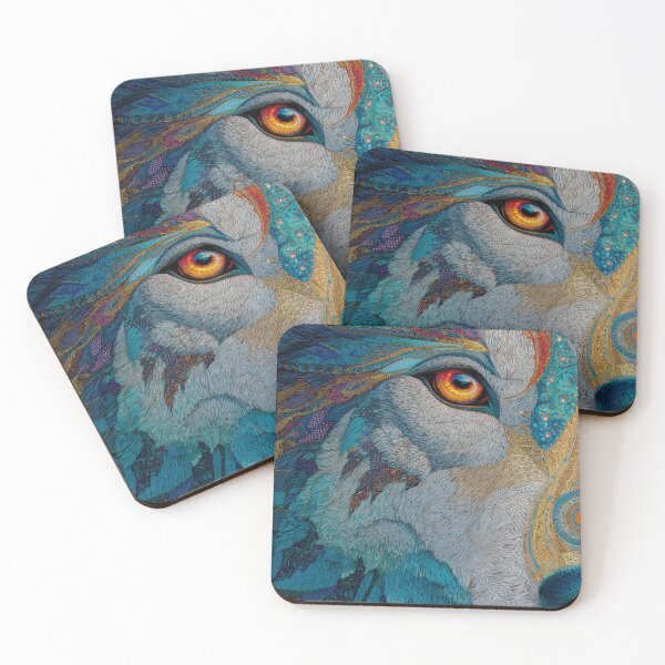 Item preview, Wolf’s Gaze – Eyes of the Guardians #12: Guardian of the Ancient Paths designed and sold by LollyShineART.