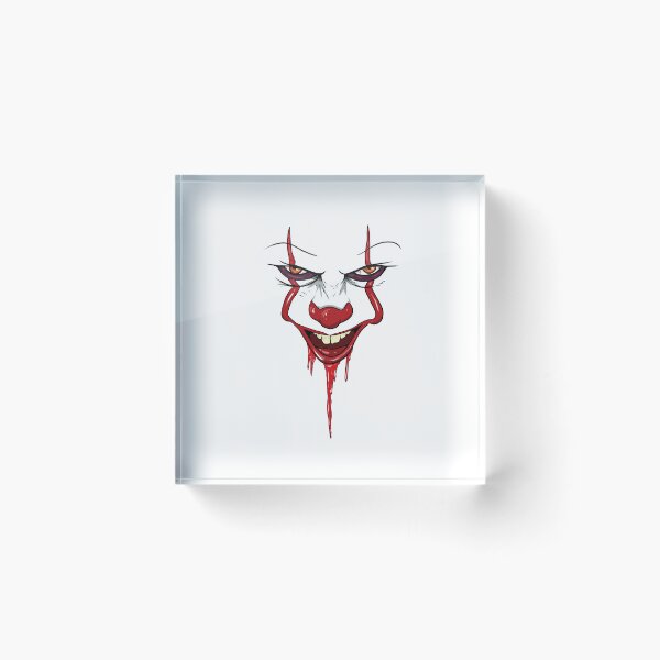Item preview, Pennywise dancing clown face designed and sold by Blck-Acid-Devil.