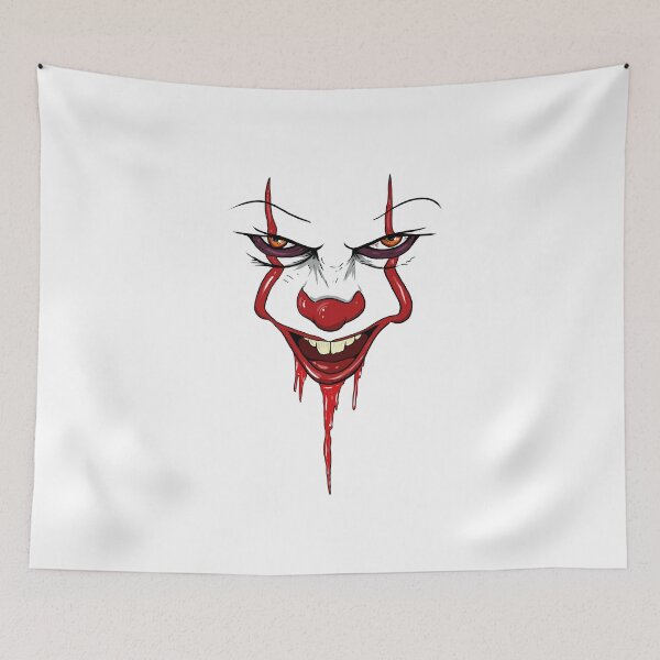 Item preview, Pennywise dancing clown face designed and sold by Blck-Acid-Devil.