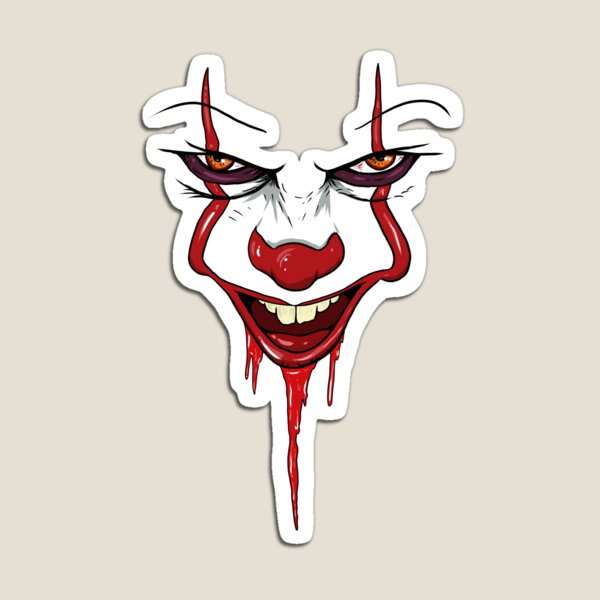 Aperçu de l'œuvre Pennywise visage de clown dansant créée et vendue par Blck-Acid-Devil.