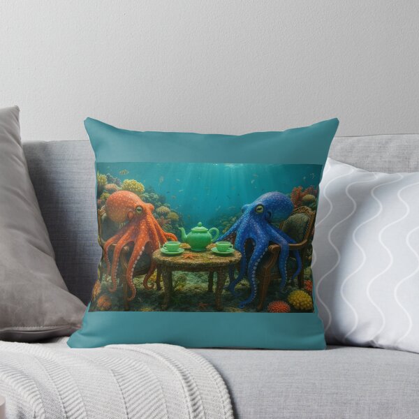 Item preview, Octopuses Have Tea Under the Sea designed and sold by Tridentulus.