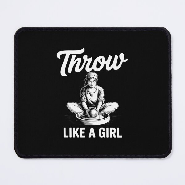 Item preview, Throw Like a Girl Pottery Clay Pots Ceramic Arts designed and sold by HardcoreTour.