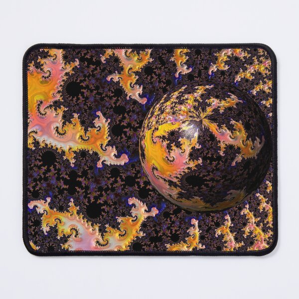 Item preview, Fractal Firestorm Sphere designed and sold by Yolanda Caporn Art.