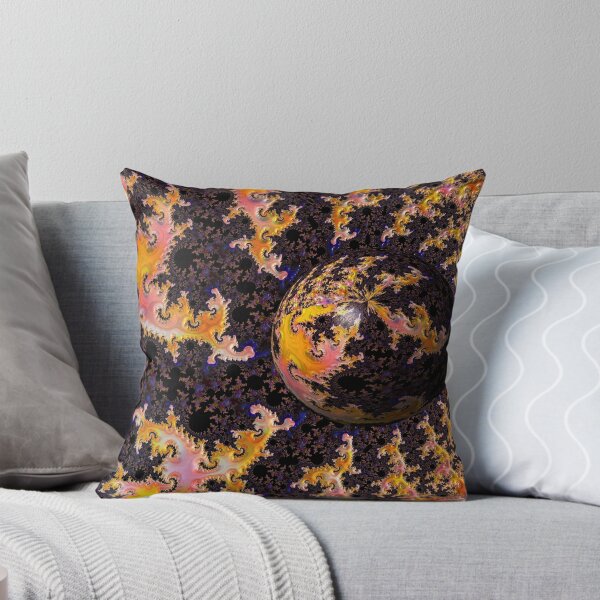 Item preview, Fractal Firestorm Sphere designed and sold by Yolanda Caporn Art.