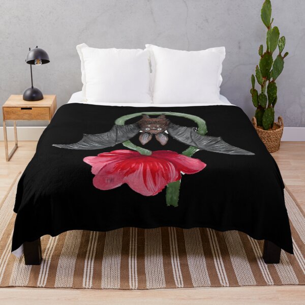 Item preview, Bat Hanging From A Flower designed and sold by mtkugzkrp69.