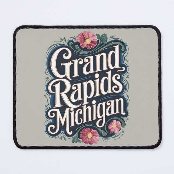 Item preview, Grand Rapids Michigan Typography, Grand Rapids Michigan, Grand Rapids designed and sold by MoMidoStore.